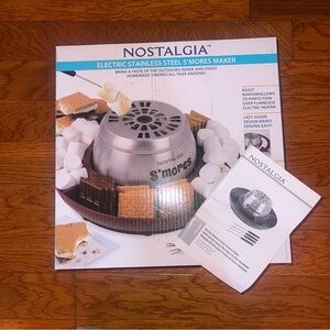 Nostalgia Electric Stainless Steel S'more Maker